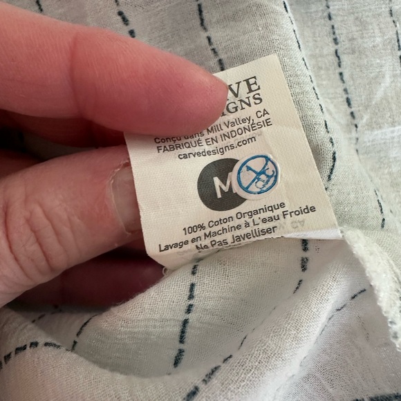 NWT Carve Designs Dylan Guaze Shirt organic cotton - Picture 7 of 8